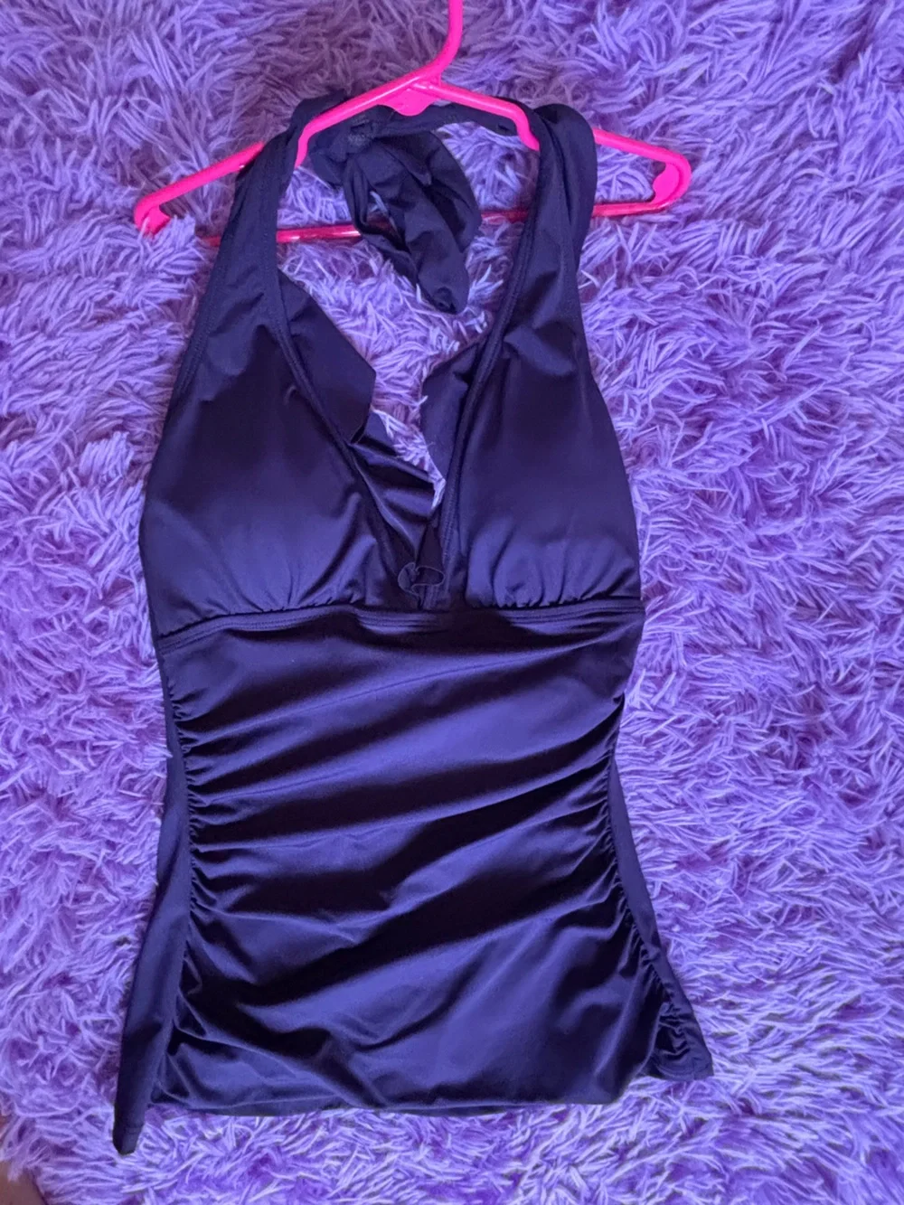 Ralph Lauren Deep Purple Tankini Top